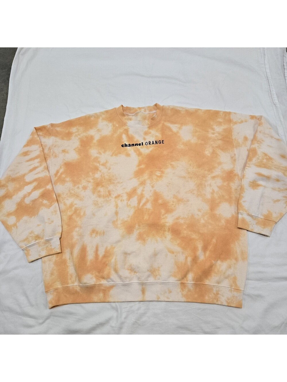 EUC Size XXL Channel Orange Frank Ocean Sweatshirt Tie Dye Pullover Embroidered